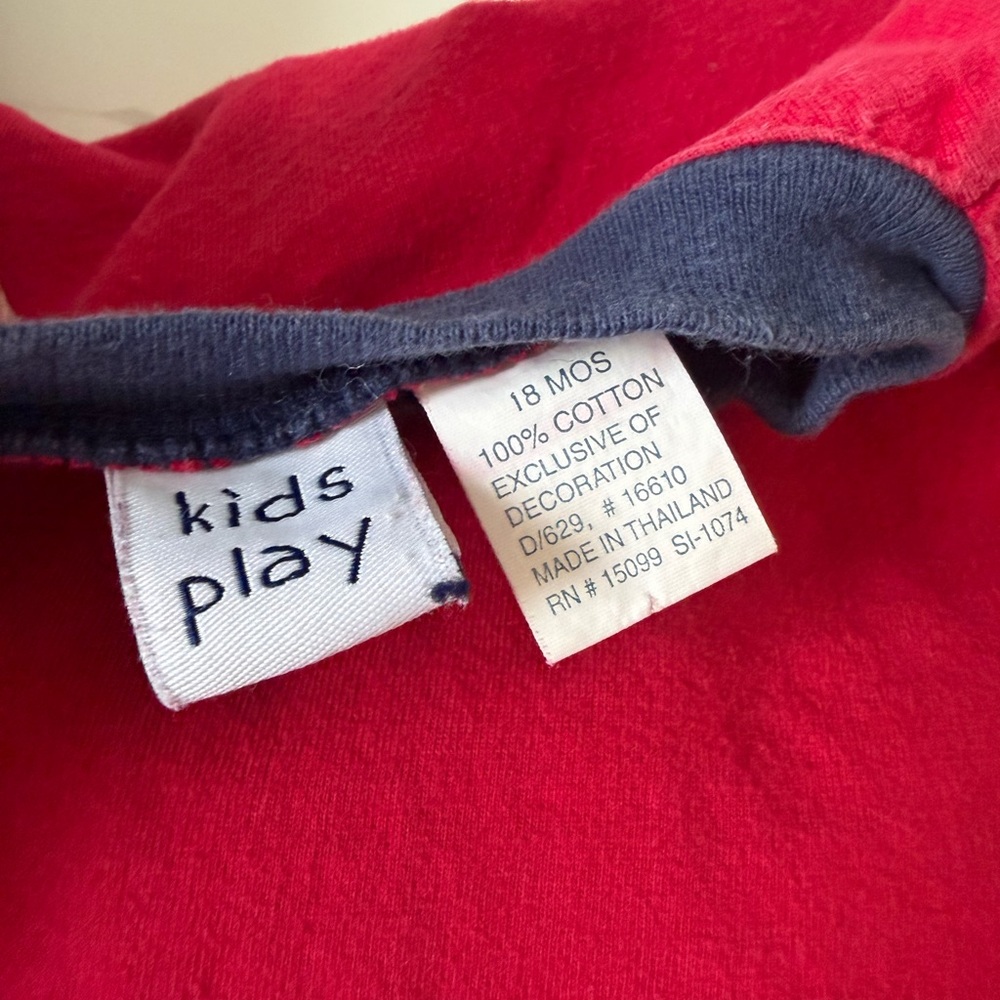 SOLD - Vintage Tools Rule Matching Set Shirt & Pants 18M Baby - Picture 5 of 6